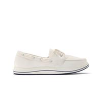 Clarks Women's Brinkley Edge White Slip Ons, Boat Shoes | Size: 7-Standard Fit Clarks White 7-Standard Fit
