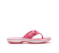 Clarks Women's Brinkley Reyna Pink Flat Sandals, Flip Flops | Size: 4-Standard Fit Clarks Pink 4-Standard Fit