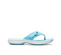 Brinkley Reyna Sky Blue Flip Flops Clarks Blue 6-Standard Fit