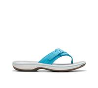 Clarks Brinkley Sea Womens Toe Post Sandals 6 UK Light Turq Blue