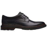 Clarks Mens Burchill Derby -, Black Leather, 8 UK