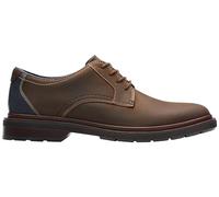 Clarks Mens Burchill Derby Beeswax Leather Derby Shoes Leather Smart