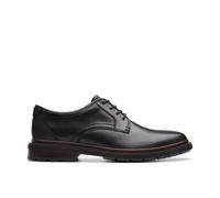 Clarks Men's Burchill Derby, Black Leather, 8.5 UK