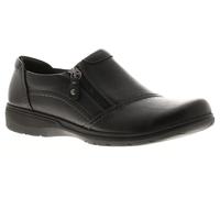 Clarks Women's Carleigh Ray Oxford, Black Leather, 5 UK