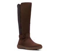 Clarks Caroline Style, Dark Brown Suede, 9.5