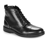 Clarks Aldwin Cap Mens Black Leather, 8.5