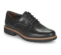 Clarks Originals Men's Derby Shoes Batcombe Hall, Smart Casual Lace-Up Leather, Black