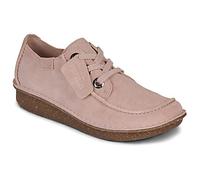 Clarks Funny Dream Womens Light Pink Suede, 6.5