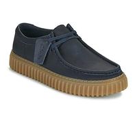 Debenhams Men's Torhill Lo Leather Lace-Up Shoe Navy | Size: 7