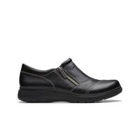 Clarks Premium Women's Certina Pure Slipper, Black Leather, 5.5 UK