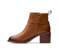 Clarks Chamberly Trim Womens Mid Tan Lea, 3.5