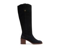 Clarks Chamberly Up Black Suede Knee High Boots Black 7-Standard Fit