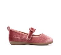 Clarks Charm Bow Toddler Dusty Pink Pumps | Size: 6-Standard Fit Clarks Pink 6-Standard Fit