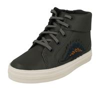 Childrens Clarks Nova City Creature Detailed Ankle Boots