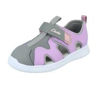 Clarks Childrens Clarks Casual Summer Sandals Ath Surf T - Lilac - UK 5 Infant