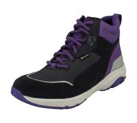 Clarks Childrens Clarks Gore-Tex Lace Up Ankle Boots Rock Race GTX K - Navy Combi - UK 2 Child