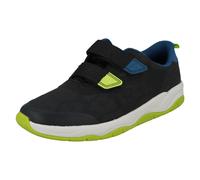 Clarks Childrens PLAY PRINTS By Clarks Big Cat Detailed Trainers Clowder Race - Navy Combi - UK 11.5 Child - G