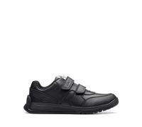 Clarks CICA Star Orb Kid Leather Trainers in Black Size 12
