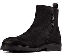 Clarks Clarkdale Zip Black Suede 9 D (M)