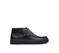 Clarks Clarks Torhill Hi Leather Chukka Boots, Black, Size 12, Men Black