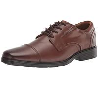 Clarks Men's Lite Cap Oxford, Tan Leather, 7 UK