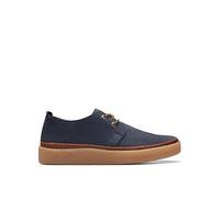 Men's Clarks Mens Clarkwood Low Nubuck Trainers (Navy) - Size: 11