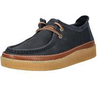 Clarks Clarkwood Moc Mens Navy Nubuck, 8.5
