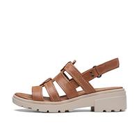 Clarks Coast Shine Womens Tan Leather, 6.5