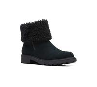 Clarks Collection Opal Zip Suede Mid Boots Black