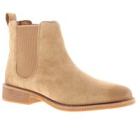 Clarks Cologne Arlo 2 Womens Ankle Boots Tan, Brown, 5