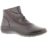 Clarks Cora Derby Womens Brown Leather Ankle Boots, Size: 4