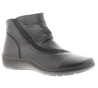 Clarks Cora Women's Black Leather Derby Ankle Boots, Size: 5