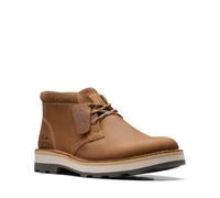 Clarks Corston DB Waterproof, Brown Leather Waterproof, 11