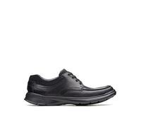 Clarks Cotrell Edge Formal Lace Up Shoes - Black, Black Leather, Size 7, Men Black Leather