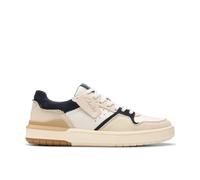 Clarks Courtlite 2 Lo Navy Combination Trainers,lace Up In Blue Blue 10-Standard Fit