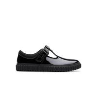 Clarks Cove Hope K. Childrens Black Pat, 9.5