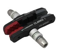 Clarks Elite MTB/Hybrid Brake Pads Integral Block w/Triple Compound Insert Pads Black
