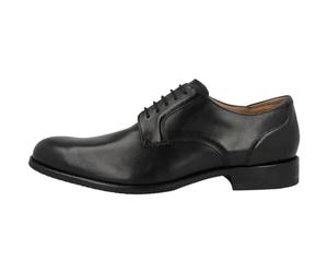 Clarks Craft Arlo Lace Leather Shoes in Black Standard Fit Size 7.5