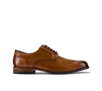 Clarks Craft Arlo Lace Tan Leather Lace Up,derby Shoes In Brown Brown