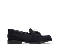 Craft Arlo Step Navy Suede Slip Ons Clarks Blue 10-Standard Fit