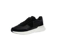 Clarks Mens Craft Pace Black Leather Trainers