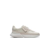 Clarks Men's Craft Pace, White Leather, 6 UK