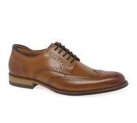Clarks Craft Arlo Limit Brogue Leather Shoes in Tan Size 8.5