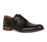 Clarks CraftRemi Tip Men's Lace-Up Shoes in Black Smooth Leather, black, 8.5 UK
