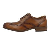 Clarks CraftRemi Tip Men's Lace-Up Shoes in Brown Smooth Leather, light brown, 9.5 UK
