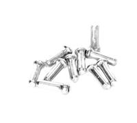 Clarks Bicycle Cycle Bike Brake/Gear Inner Cable Ends Silver - Pack Of 500