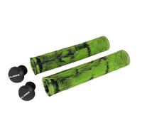 Clarks Cycle Systems C132 Rubber Handlebar Grips, Green/Black, 168mm