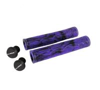 Clarks Cycle Systems C132 Rubber Handlebar Grips, Purple/Black, 168mm