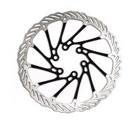 Clarks Cycle Systems CL Single Piece Steel 6-Bolt Disc Brake Rotor, Black, 160mm
