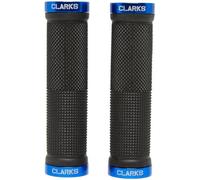 Clarks Vice Lock-on Grip in Black / Various Cols Anodized Rings - Black/Blue